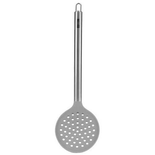 ESPUMADERA QUTTIN INOX/SILICONA GRIS 35CMS